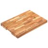 vidaXL T&aacute;bua de cortar 50x35x4 cm madeira de ac&aacute;cia maci&ccedil;a