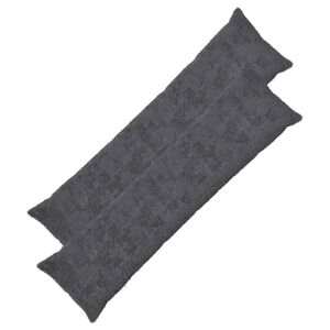 vidaXL Capa almofada 2 unid. HEERLEN Cinzento-Escuro 40 x 145 cm