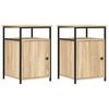 vidaXL Mesas cabeceira 2 pcs 40x42x60cm deriv. madeira carvalho sonoma
