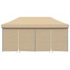 vidaXL Tenda de Festa Bege 292 x 580 x 315 cm Tecido Oxford