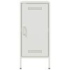 vidaXL Aparadores 2 pcs 36x39x79 cm a&ccedil;o branco