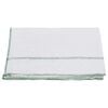 vidaXL Panos de Limpeza 5 pcs 50x60 cm branco com riscas verdes