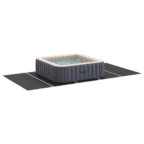 vidaXL Lona para Fundo de Piscina Ajust&aacute;vel Preto 550 x 280 x 0,1 cm