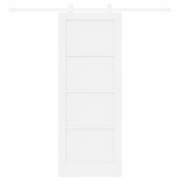 vidaXL Porta Deslizante ORKDAL Branco 78 x 202 cm