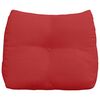 vidaXL Travesseiro para Costas Vermelho 60 x 24 x 50 cm tecido