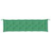 vidaXL Almofadões banco jardim 2 pcs 200x50x7cm tecido oxford verde