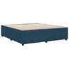vidaXL Estrutura de cama 200x200 cm veludo azul