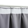vidaXL Cortinas blackout com ganchos 2 pcs 140x175 cm cinzento