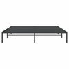 vidaXL Estrutura de cama 200x200 cm metal preto