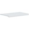 vidaXL Soleira de Janela Branco 80 x 50 x 4,5 cm PVC