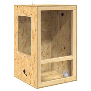 vidaXL Terr&aacute;rio Castanho 50 x 50 x 80 cm OSB