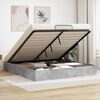vidaXL Estrutura de Cama Ottoman Cinzento 160 x 200 cm