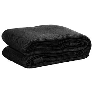 vidaXL Tapete de campismo para tenda 200x200 cm preto