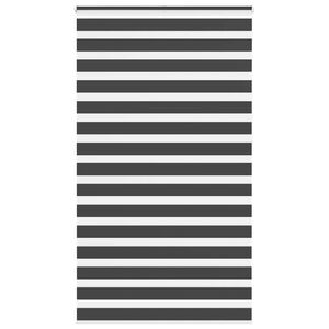 vidaXL Cortina de zebra 120x230 cm largura do tecido 115,9cm poli&eacute;ster