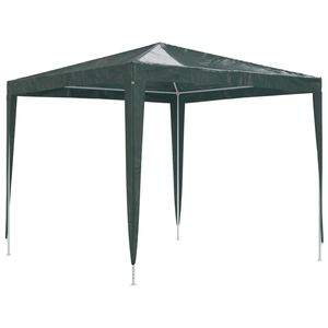 vidaXL Tenda para festas 2,5x2,5 m 90 g/m&sup2; verde