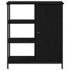 vidaXL Buffet Carvalho Preto 70 x 30 x 80 cm