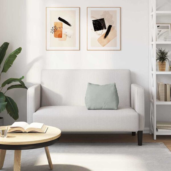 vidaXL Travesseiro para Costas Cinzento-claro 45 x 20 x 35 cm