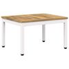 vidaXL Mesa de centro Branco Lavado 49 x 60,5 x 36 cm