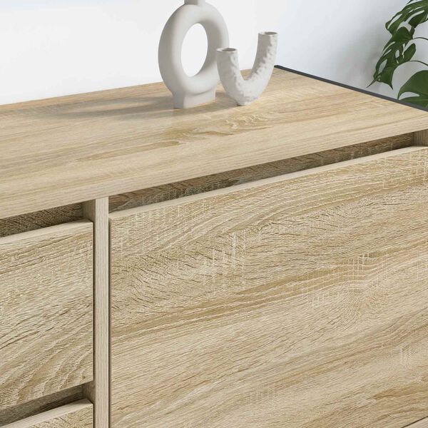 vidaXL Gabinete para TV Sonoma 100 x 36 x 49.5 cm Madeira processada