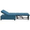 vidaXL Sof&aacute;-Cama Azul 194 x 67 x 82 cm Veludo