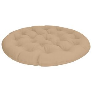 vidaXL Almofada para Cadeira Papasan VIANEN 100% Poli&eacute;ster Areia