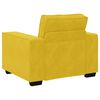 vidaXL Poltrona 100x78x84 cm veludo amarelo