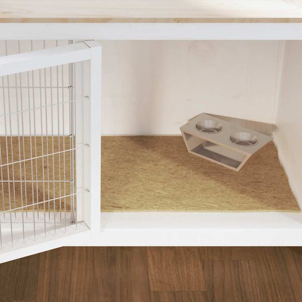 vidaXL Tapete de c&acirc;nhamo para roedores 1x5 m 5 mm