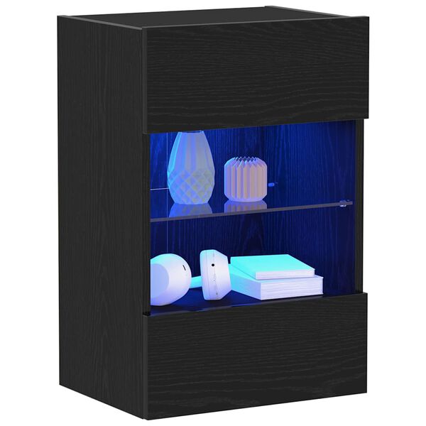 vidaXL Conjunto de m&oacute;vel de TV Preto 40 x 30 x 60,5 cm