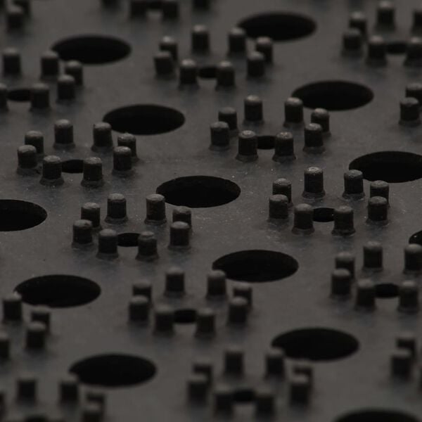 vidaXL Tapete de borracha 22 mm 80x120 cm