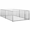 vidaXL Canil de exterior 200x400x100 cm