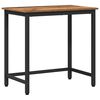 vidaXL mesa Madeira antiga 100 x 50 x 76,5 cm