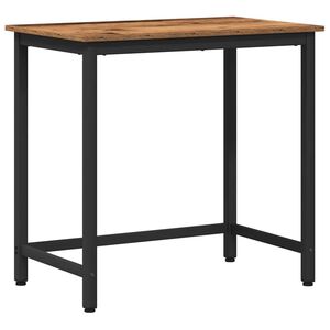 vidaXL mesa Madeira antiga 100 x 50 x 76,5 cm