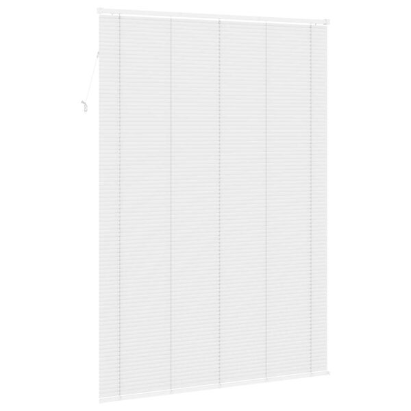 vidaXL Cortina Veneziana Manual Ajust&aacute;vel Branco 213 x 130 cm PVC