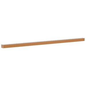 vidaXL Canteiro de jardim elevado Marrom Claro 1164 x 50 x 36 cm