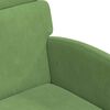 vidaXL Cadeiras de Jantar com Rodas 2 pcs Verde claro 58 x 65 x 98 cm