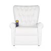 vidaXL Cadeira de Massagem El&eacute;trica Branco creme 78 x 148 x 71 cm
