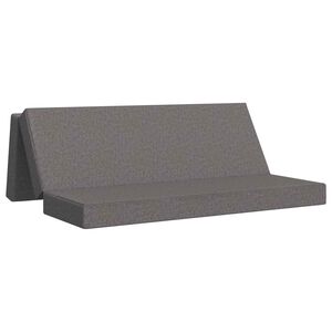 vidaXL Sof&aacute; Cama Dobr&aacute;vel 180 x 67 x 45 cm Cinzento-claro