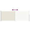 vidaXL Toldo lateral retr&aacute;til 160 x 500 cm cor creme