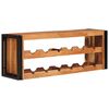 vidaXL Escorredor de Vinho 120 x 45 x 33 cm Madeira S&oacute;lida de Ac&aacute;cia