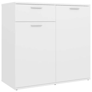 vidaXL Aparador 80x36x75 cm derivados de madeira branco