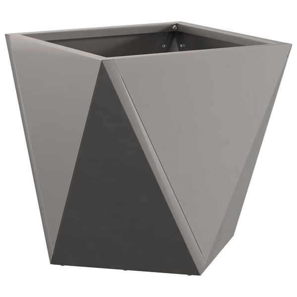 vidaXL Floreira Ferro Enferrujado 30 x 30 x 30 cm