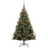 vidaXL &Aacute;rvore de Natal Artificial com Hastes Flex&iacute;veis 150 LEDs 120 cm