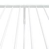 vidaXL Estrutura de cama com cabeceira e p&eacute;s 75x190 cm metal branco