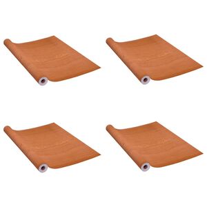 vidaXL Autocolante para porta 4 pcs 210x90 cm PVC cor carvalho claro
