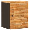 vidaXL Arm&aacute;rio de Banheiro Suspenso com porta Natural 38 x 33 x 48 cm