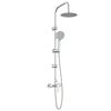 vidaXL Sistema de Chuveiro Cromo A&ccedil;o inoxid&aacute;vel 21 x 48 x 112 cm