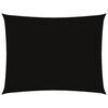 vidaXL Para-sol estilo vela tecido oxford retangular 6x8 m preto
