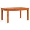 vidaXL Mesa de centro 80x50x40 cm madeira pinho maci&ccedil;a castanho cera