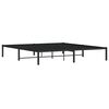 vidaXL Estrutura de cama 180x200 cm metal preto