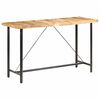 vidaXL Mesa de bar 180x70x107 cm madeira de mangueira &aacute;spera